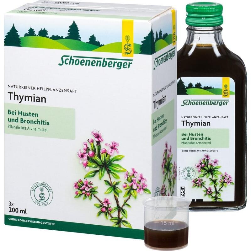 THYMIAN SAFT Schoenenberger Heilpflanzensäfte