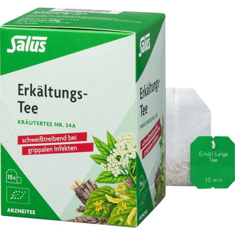 ERKÄLTUNGSTEE Kräutertee Nr.34a Salus Filterbeutel