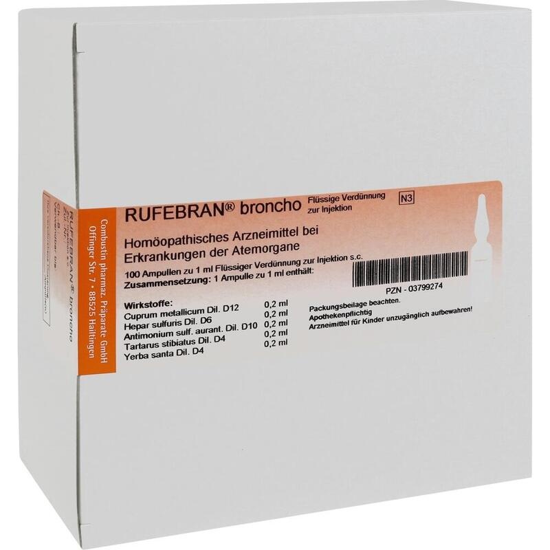 RUFEBRAN broncho Ampullen