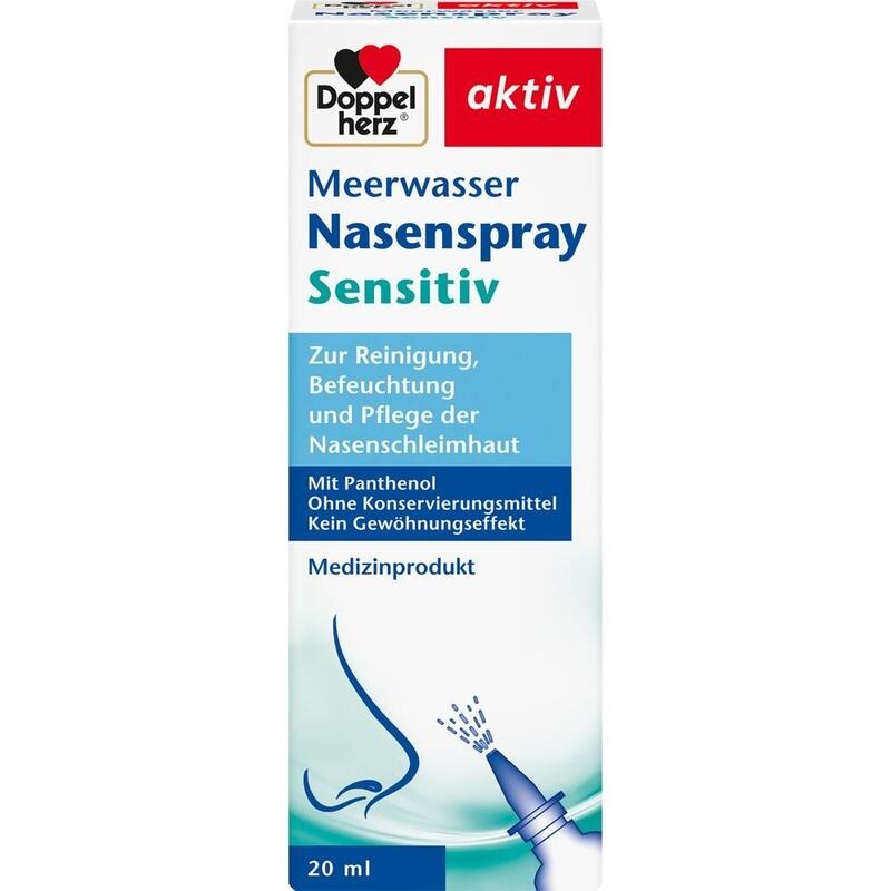 DOPPELHERZ Meerwasser Nasenspray mit Panthenol