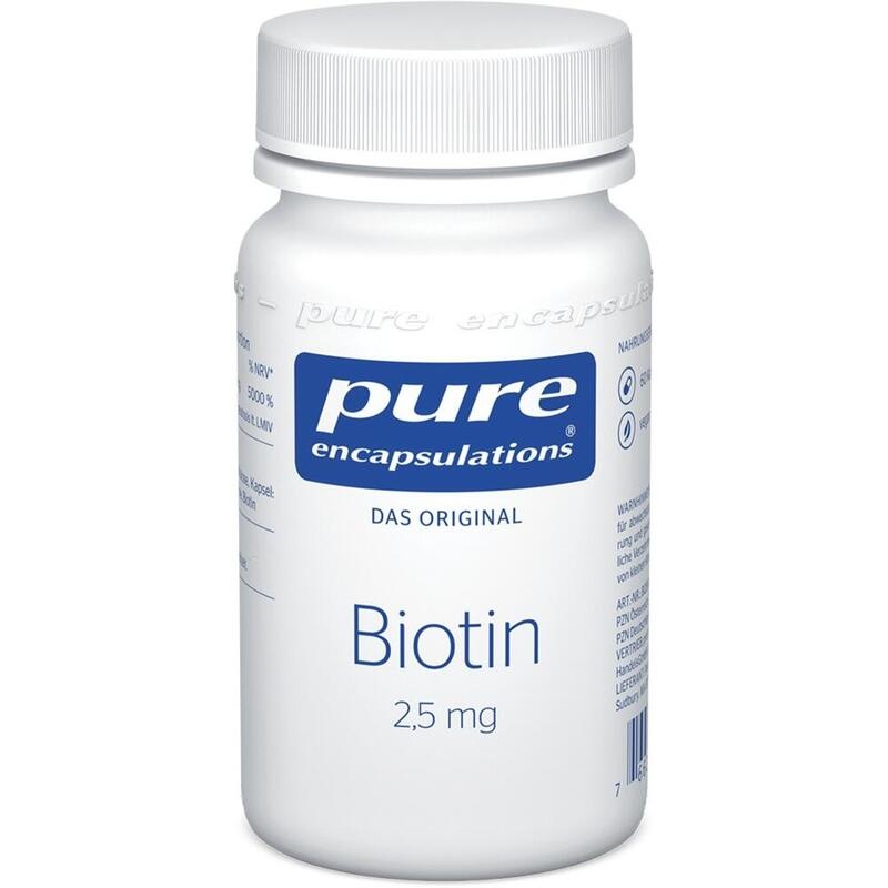 PURE ENCAPSULATIONS Biotin 2,5 mg Kapseln