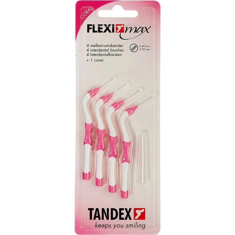 TANDEX FLEXI max Bürste 0,4 mm pink