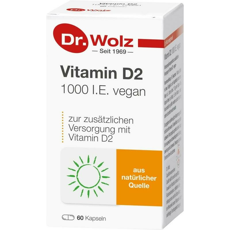 VITAMIN D2 1000 I.E. vegan Kapseln