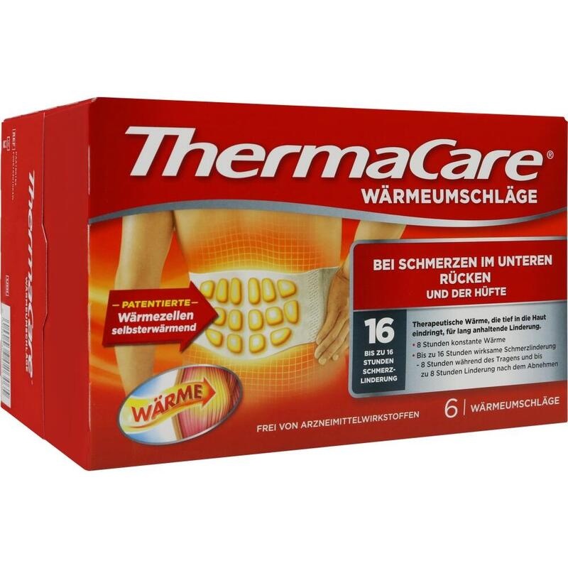 THERMACARE Rückenumschläge S-XL z.Schmerzlind.
