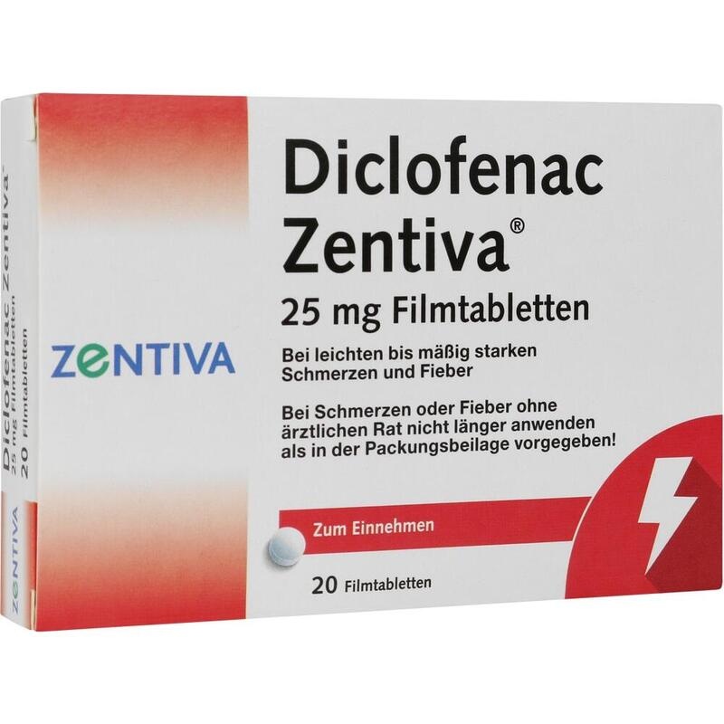 DICLOFENAC Zentiva 25 mg Filmtabletten