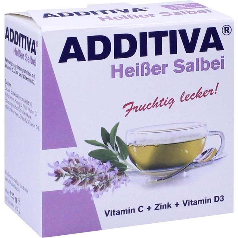 ADDITIVA heißer Salbei Pulver Sachets