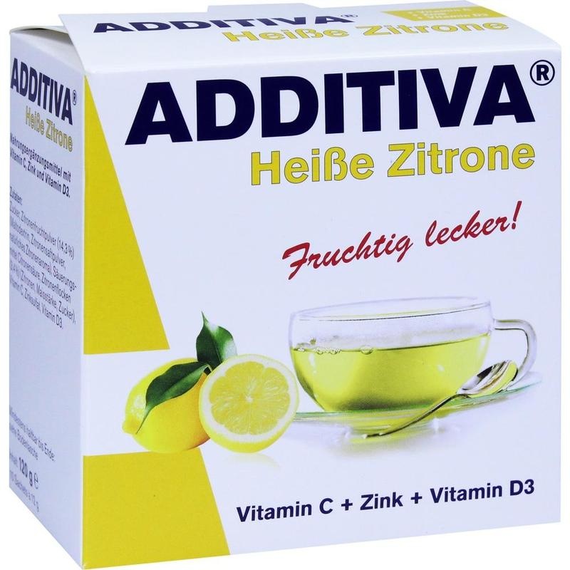 ADDITIVA heiße Zitrone Pulver Sachets
