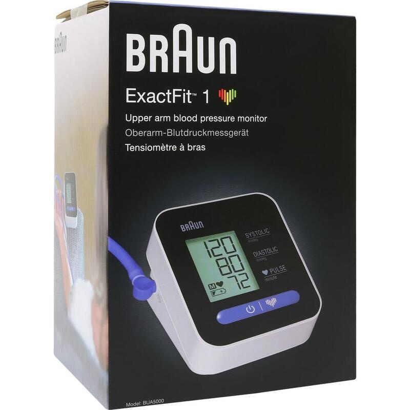 BRAUN BLUTDRUCKMESSGERÄT ExactFit1 Oberarm BUA5000