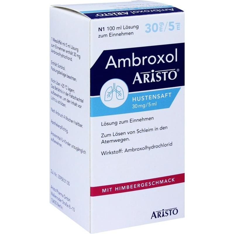 AMBROXOL Aristo Hustensaft 30 mg/5 ml Lsg.z.Einn.