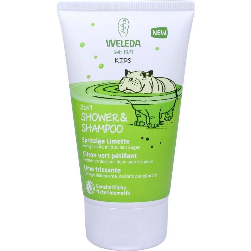 WELEDA Kids 2in1 Shower & Shampoo spritzig.Limette