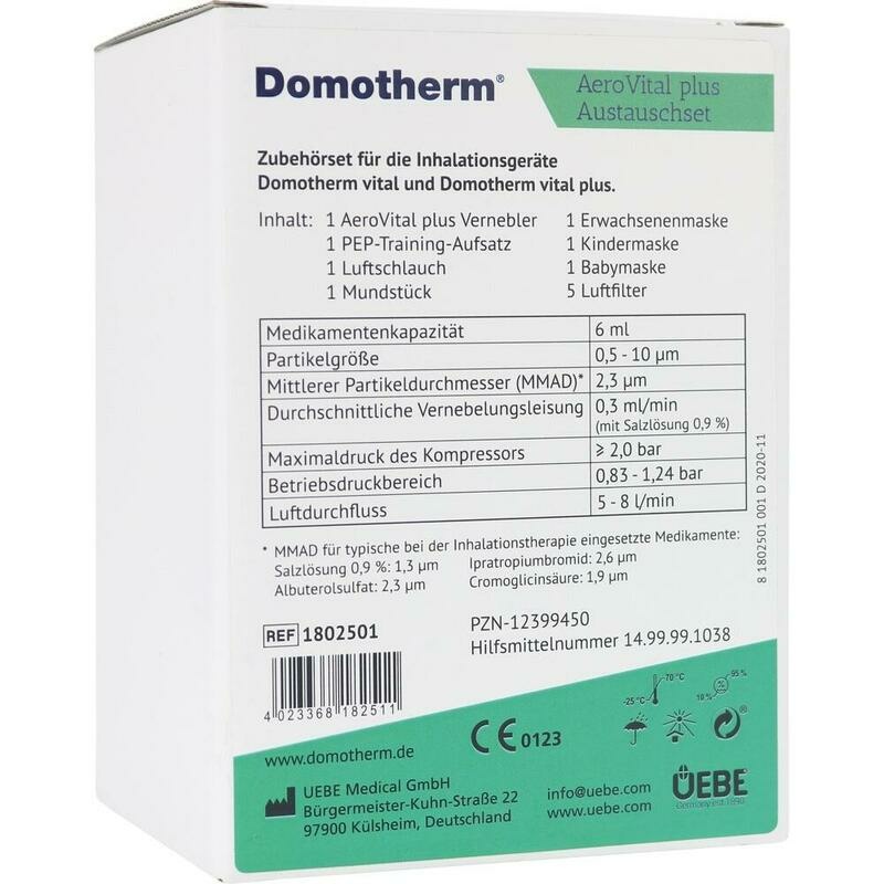 DOMOTHERM vital plus Inhalationsgerät Zubehörset