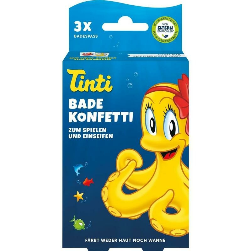 TINTI Badekonfetti 3er Pack DisplaySchale
