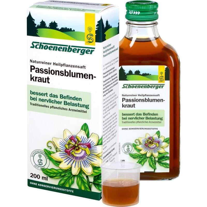 PASSIONSBLUMENKRAUT naturreiner Heilpflanzensaft