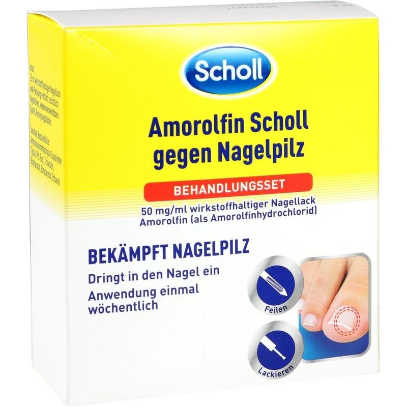 AMOROLFIN Scholl gegen Nagelpilz Behandlungsset