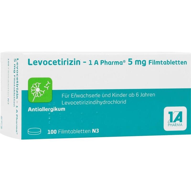 LEVOCETIRIZIN-1A Pharma 5 mg Filmtabletten