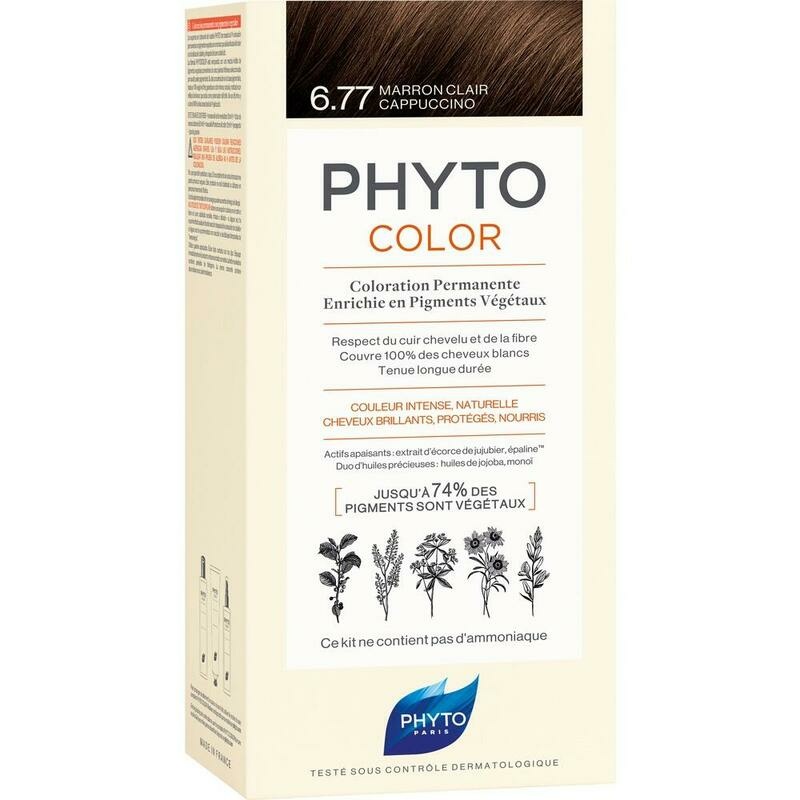 PHYTOCOLOR 6.77 hellbraun Cappuccino