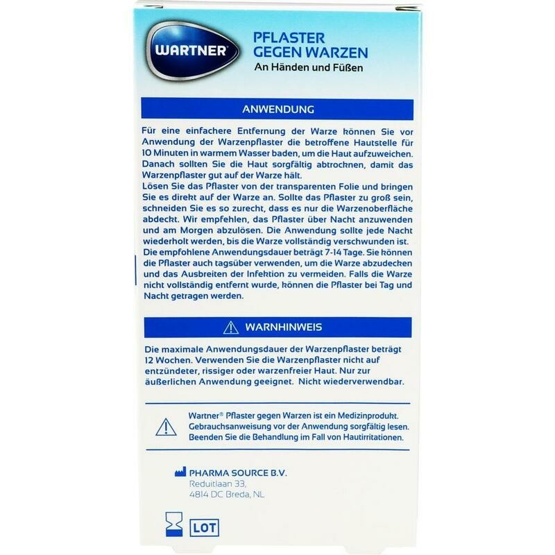 WARTNER Pflaster gegen Warzen