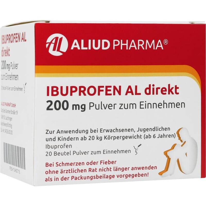 IBUPROFEN AL direkt 200 mg Pulver zum Einnehmen