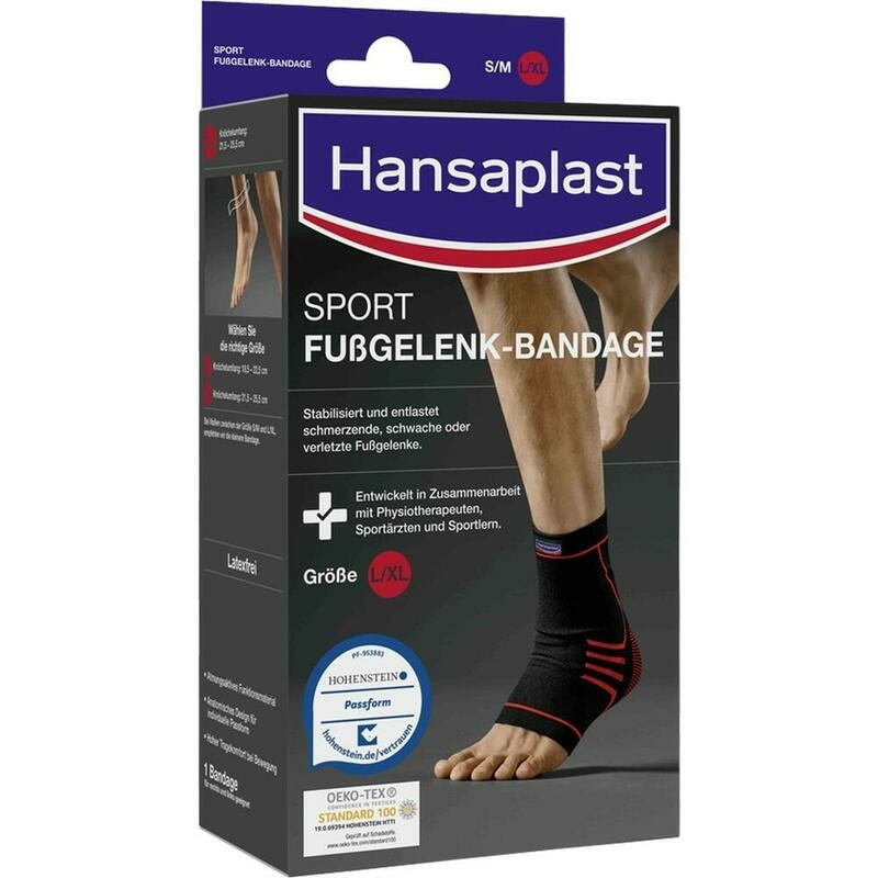 HANSAPLAST Sport Fußgelenk-Bandage Gr.L