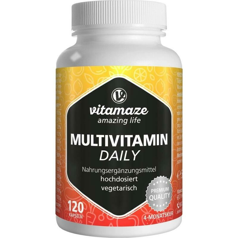 MULTIVITAMIN DAILY ohne Jod vegetarisch Kapseln