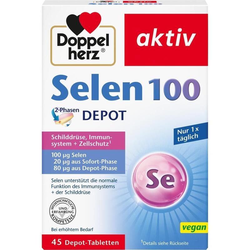 DOPPELHERZ Selen 100 2-Phasen Depot Tabletten