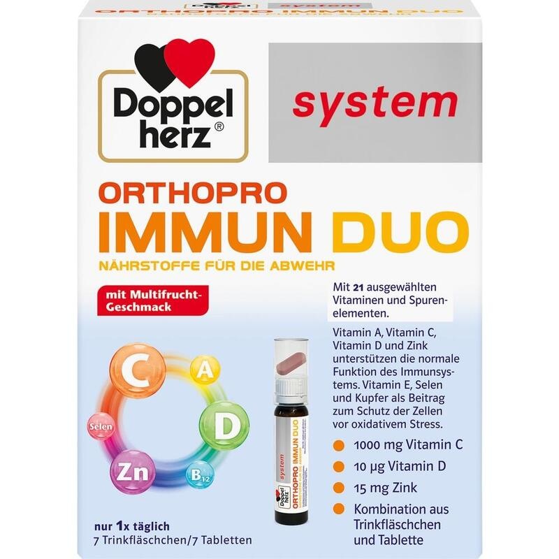 DOPPELHERZ Orthopro Immun Duo system Trinkampullen