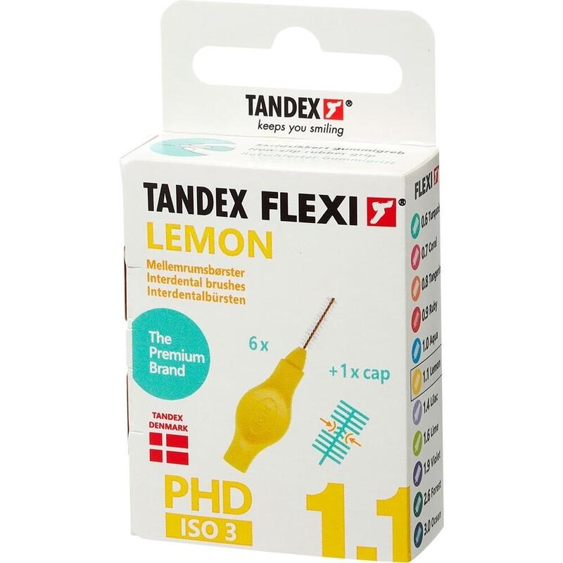 TANDEX FLEXI Interdentalb.PHD 1.1/ISO 3 lemon