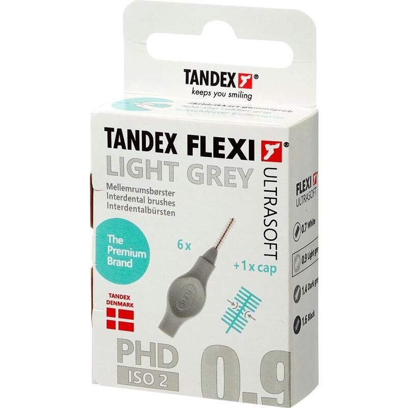 TANDEX FLEXI UltraSoft Bürste PHD 0.9/ISO 2 h.grau