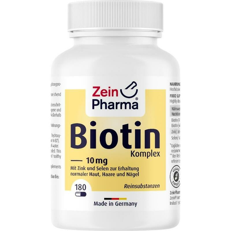 BIOTIN KOMPLEX 10 mg+Zink+Selen hochdosiert Kaps.