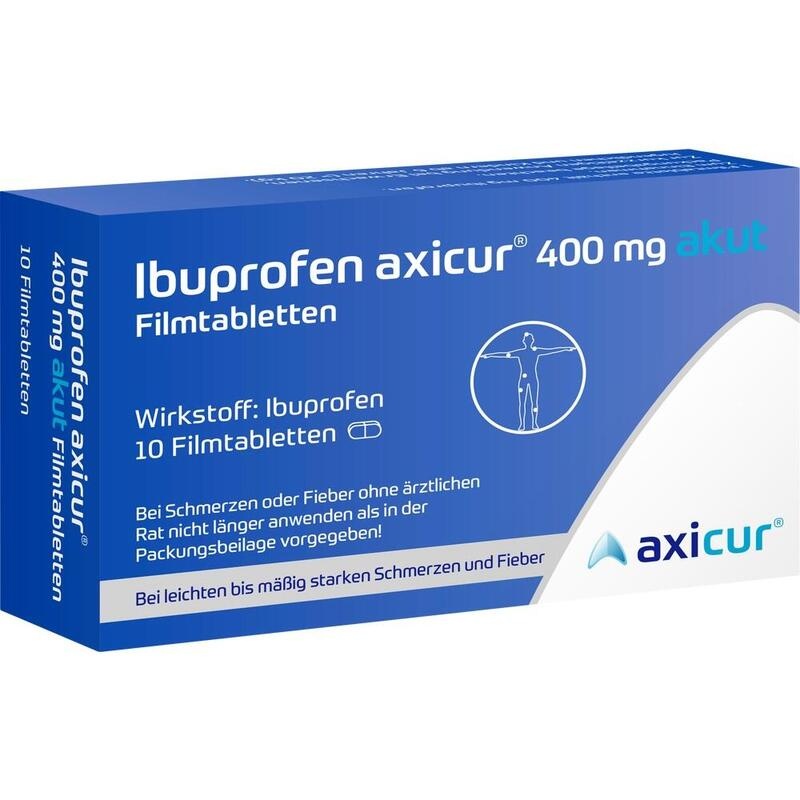 IBUPROFEN axicur 400 mg akut Filmtabletten