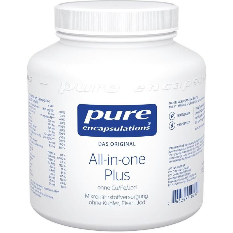 PURE ENCAPSULATIONS all-in-one Plus ohne Cu/Fe/Jod