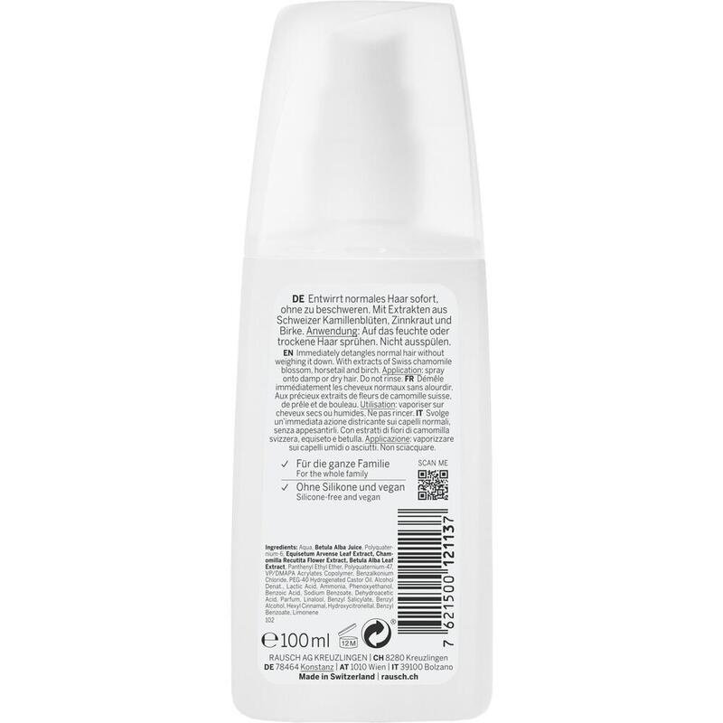 RAUSCH Entwirr-Spray mit Schweizer Kräutern