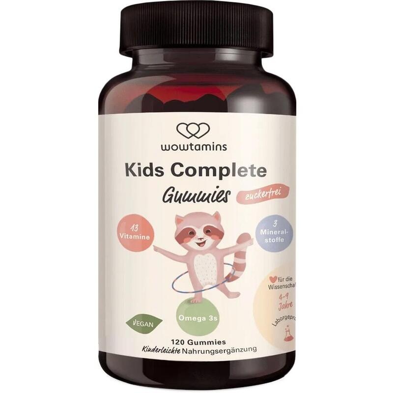 KIDS COMPLETE Fruchtgummis Vitamine zuckerfrei