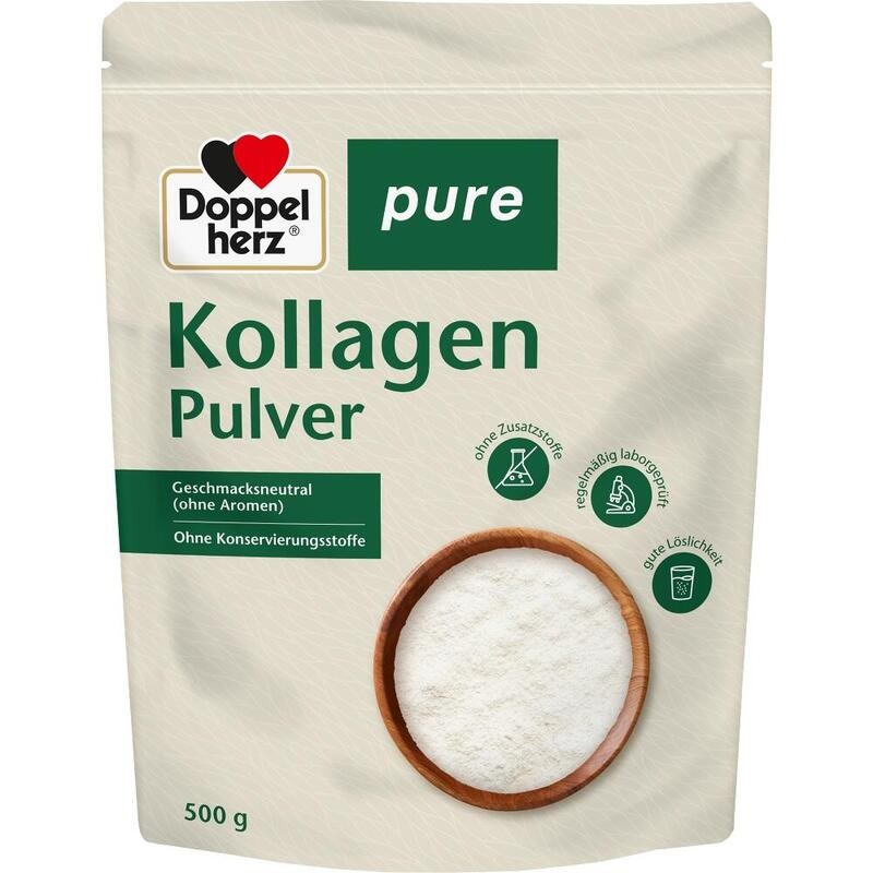 DOPPELHERZ Kollagenpulver pure