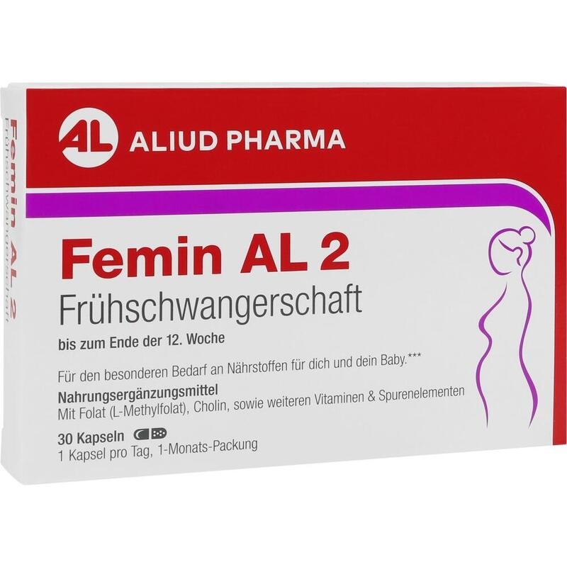 FEMIN AL 2 Frühschwangerschaft Hartkapseln