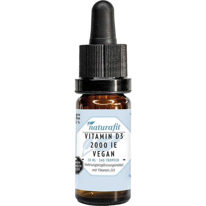NATURAFIT Vitamin D3 2000 I.E. vegan Tropfen