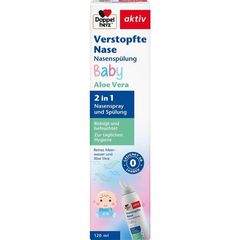 DOPPELHERZ Verstopfte Nase Nasenspülung Baby