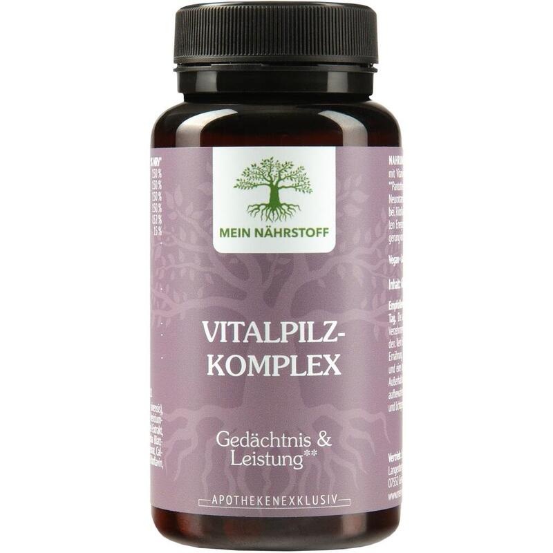 VITALPILZ Kompl.Gedächt.&Leist.MEIN NÄHRSTOFF Kps.