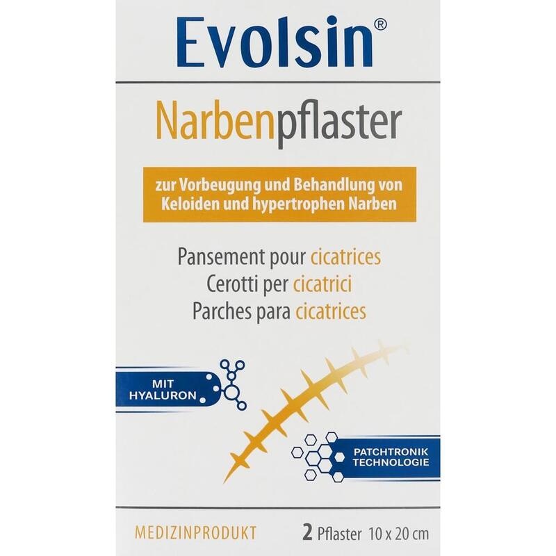 EVOLSIN Narbenpflaster mit Hyaluron 10x20 cm